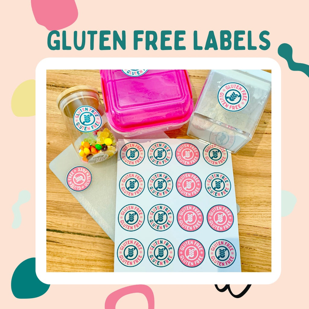 Gluten Free Pantry and Organising Labels